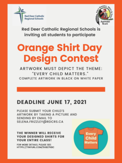 Orange Shirt Day Design Contest Poster
