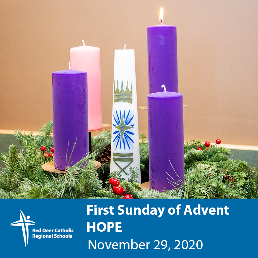 first sunday of advent wreath