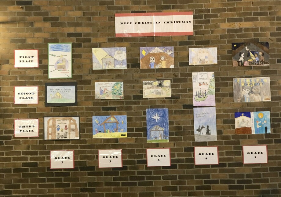 Students' artwork