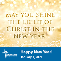 May you shine the light of Christ in the New Year!